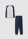 Regular fit multicolour children's pyjamas in cotton blend with print_1
