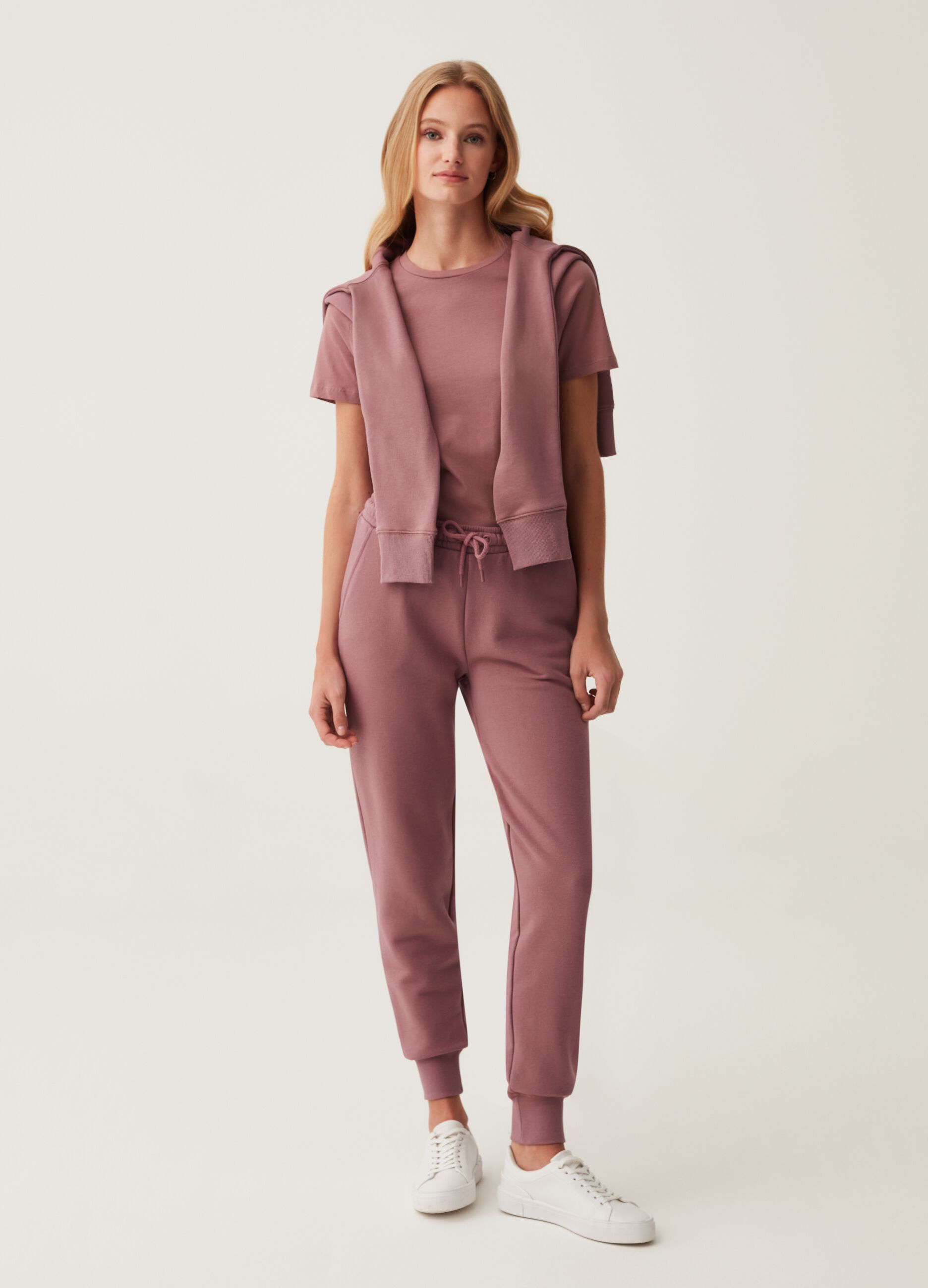 Joggers in French Terry con tasche