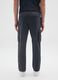 Black Regular Fit Stretch Cotton Cargo Trousers_2
