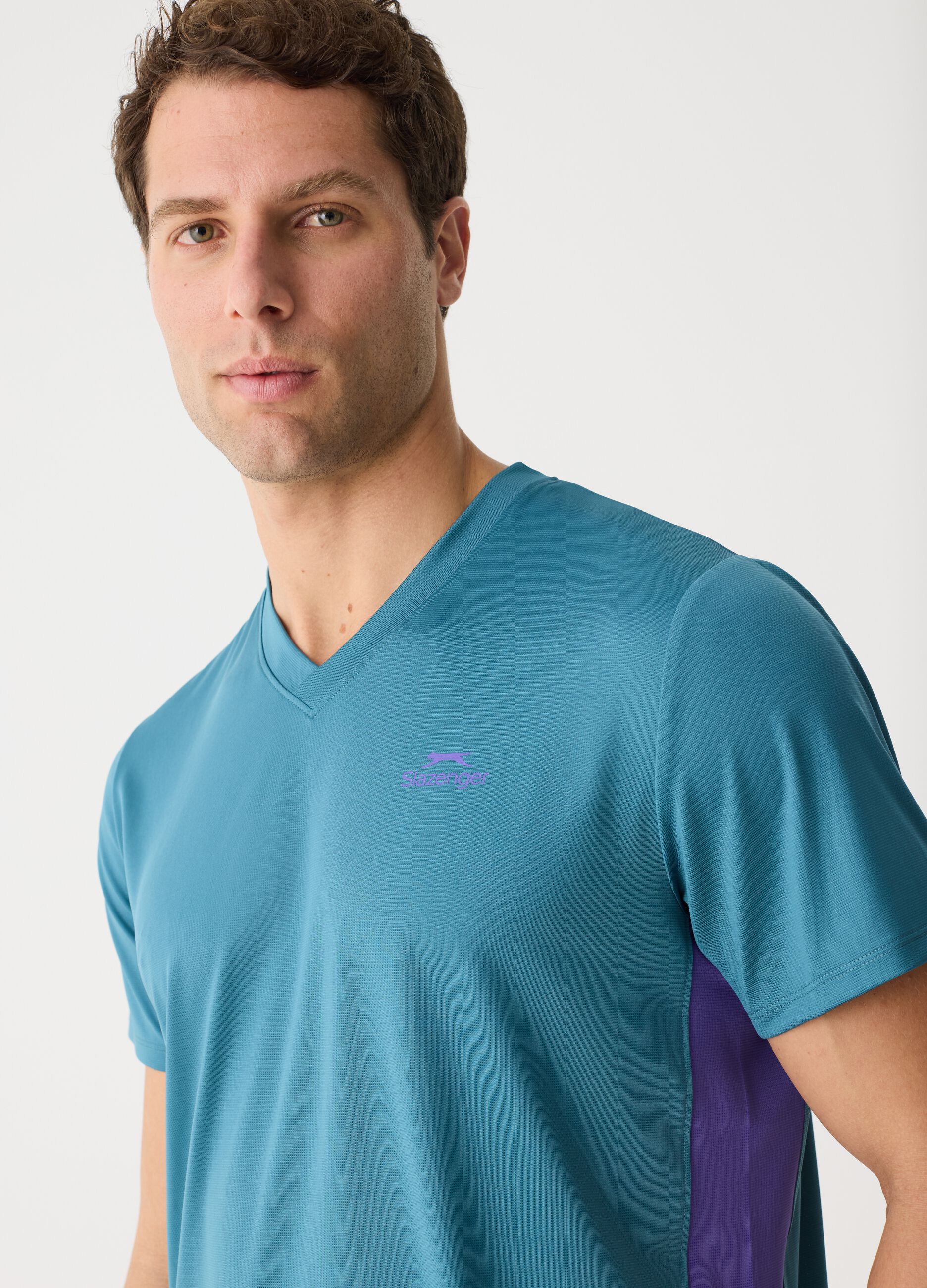 SLAZENGER T-shirt in technical fabric