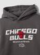 Grey cotton-blend hooded sweatshirt with Chicago Bulls print for boys_4