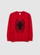 Children's red regular fit jumper with Spiderman design_0