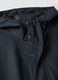 Blue regular-fit raincoat with zip_5