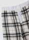Grey checked flannel pyjama trousers_5