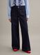 Wide-leg blue denim cotton jeans_1