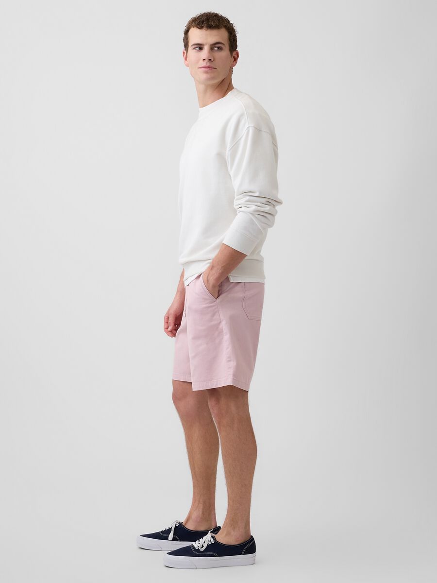 Stretch cotton shorts_4