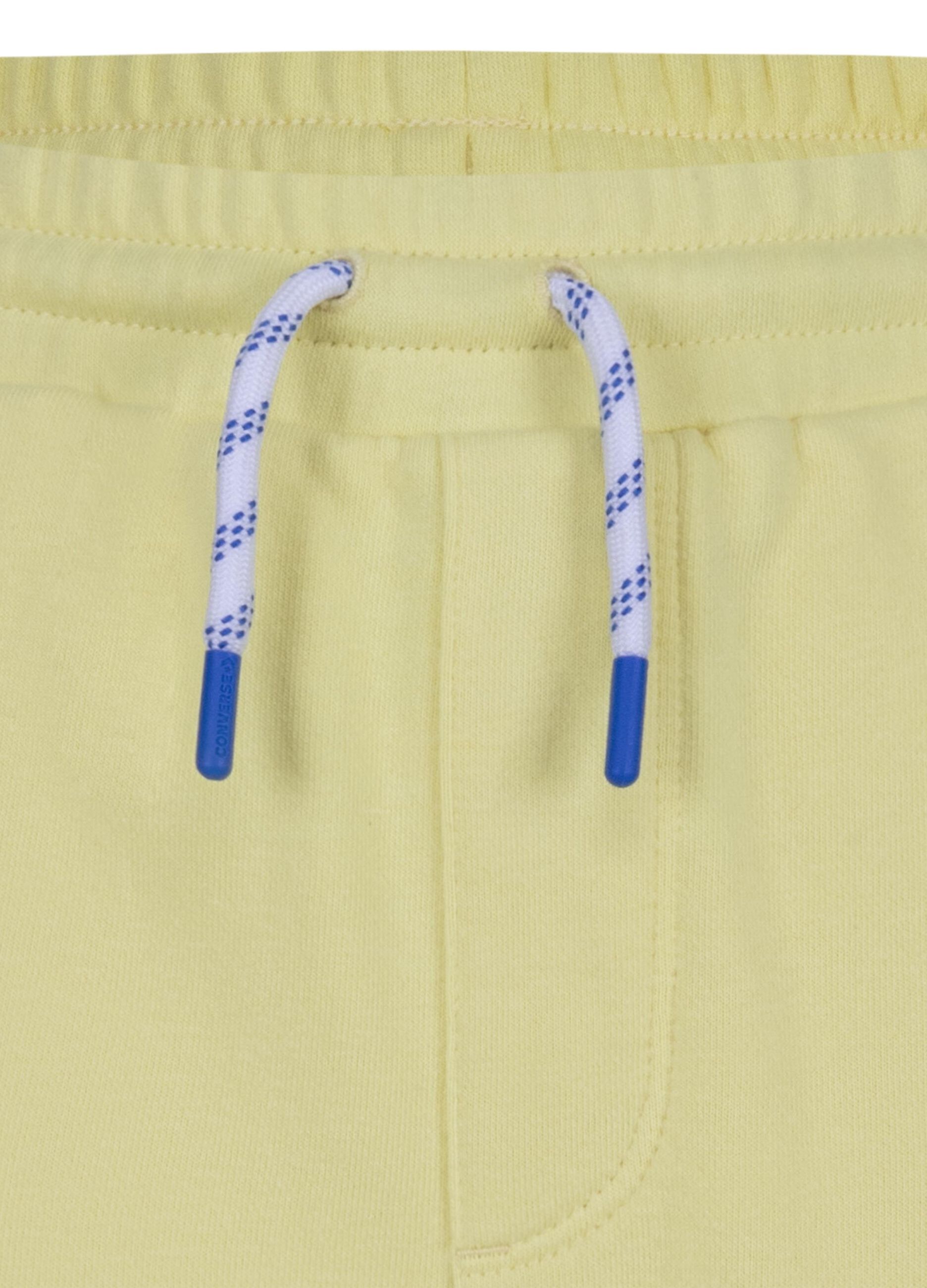 Bermuda joggers in fleece with Club logo print