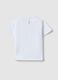 Regular fit pure cotton white t-shirt for girls with prints_1