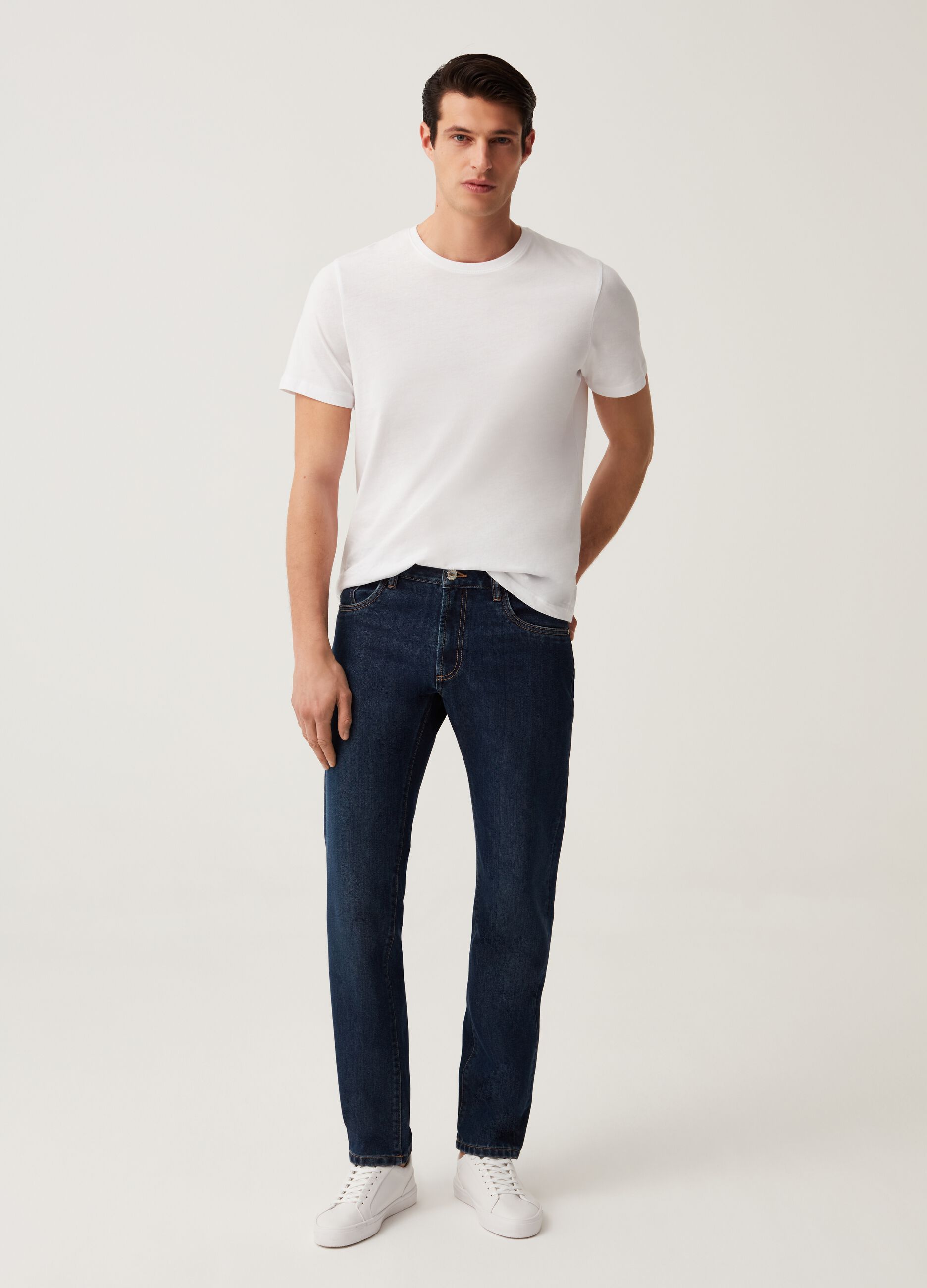 Regular-fit jeans with five pockets