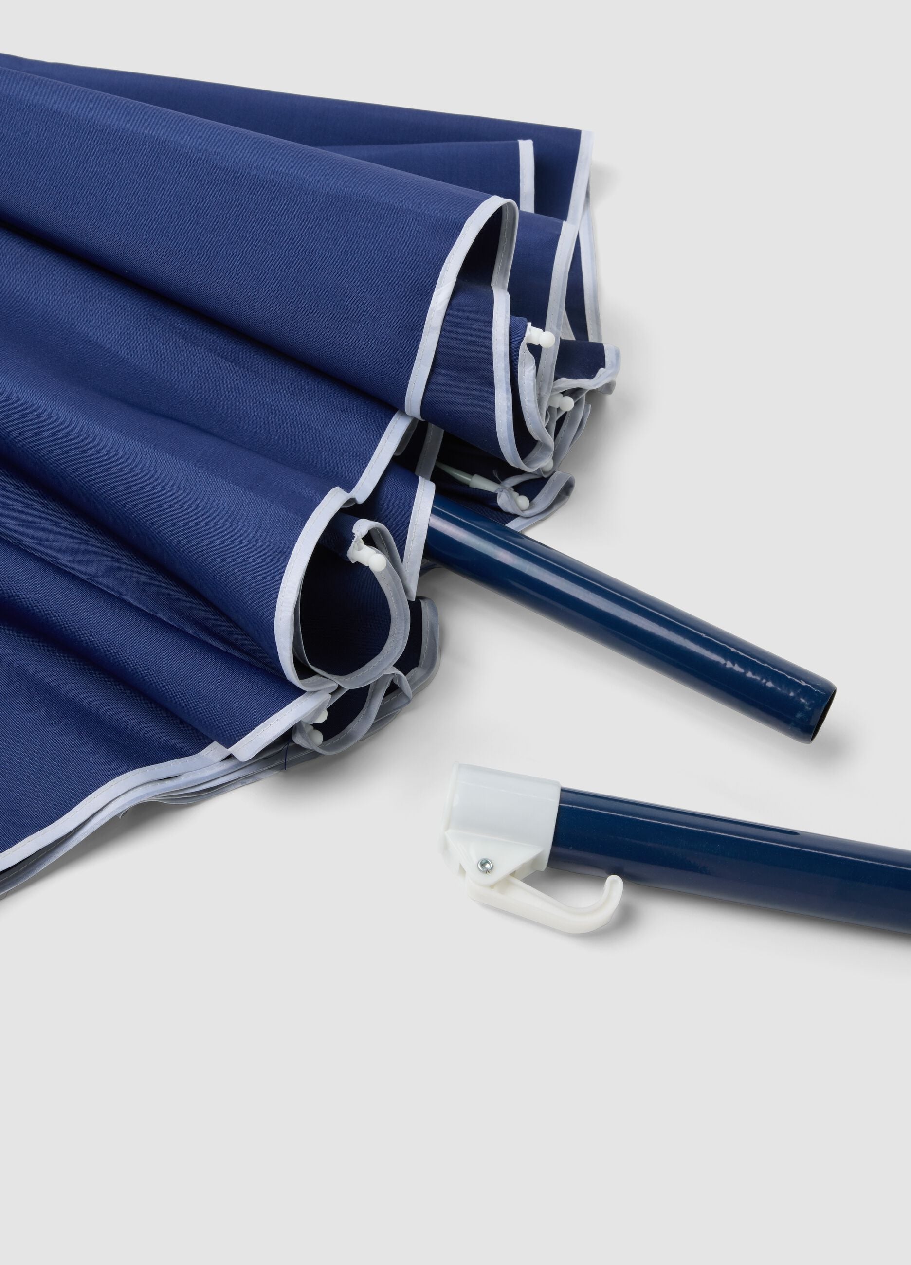 Blue parasol with carry case