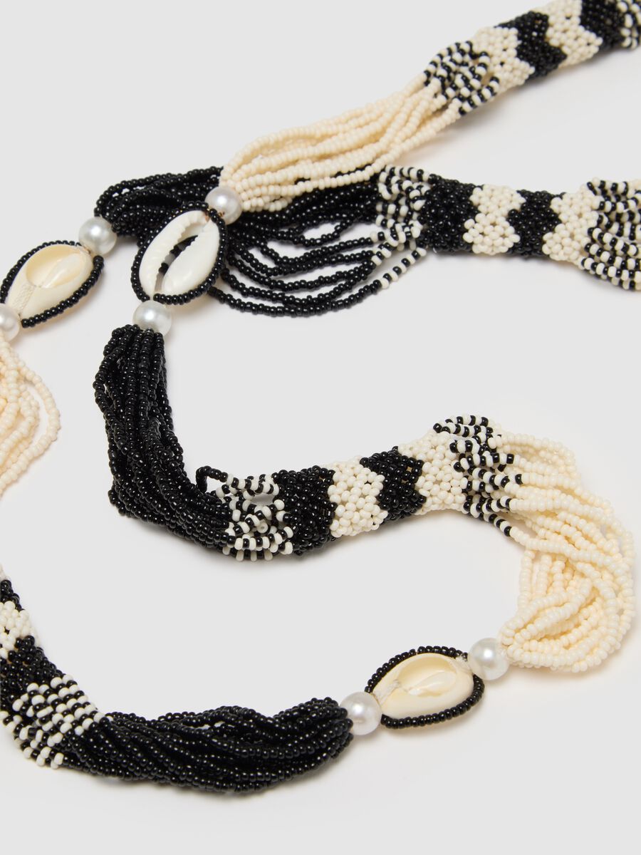 Women's Multicolour Glass Necklace_2