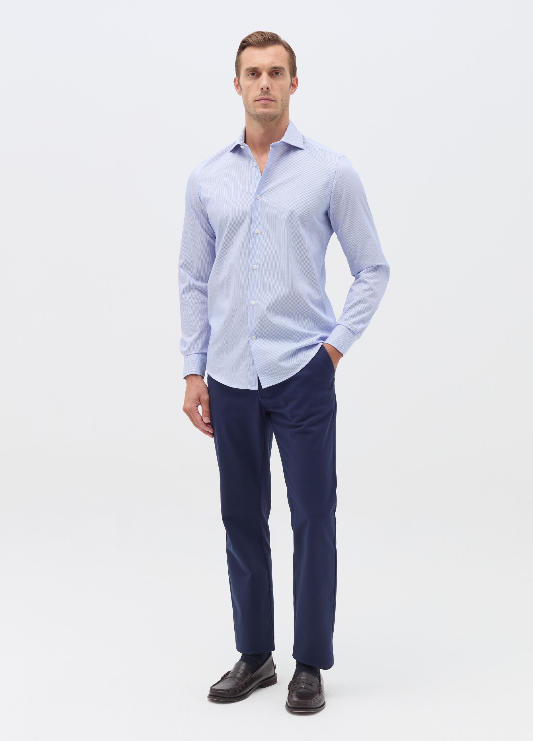 Regular-fit chino trousers