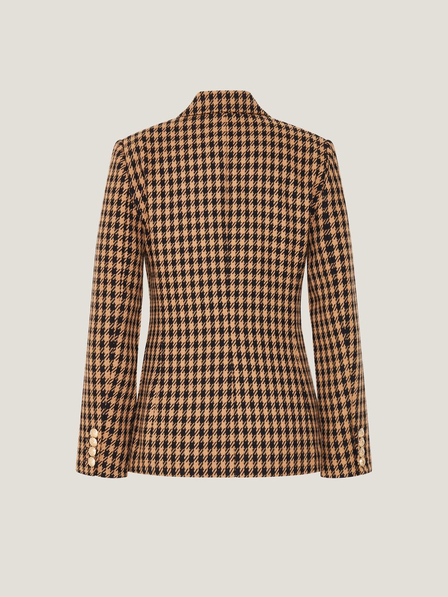 Blazer doppiopetto fantasia pied de poule_5