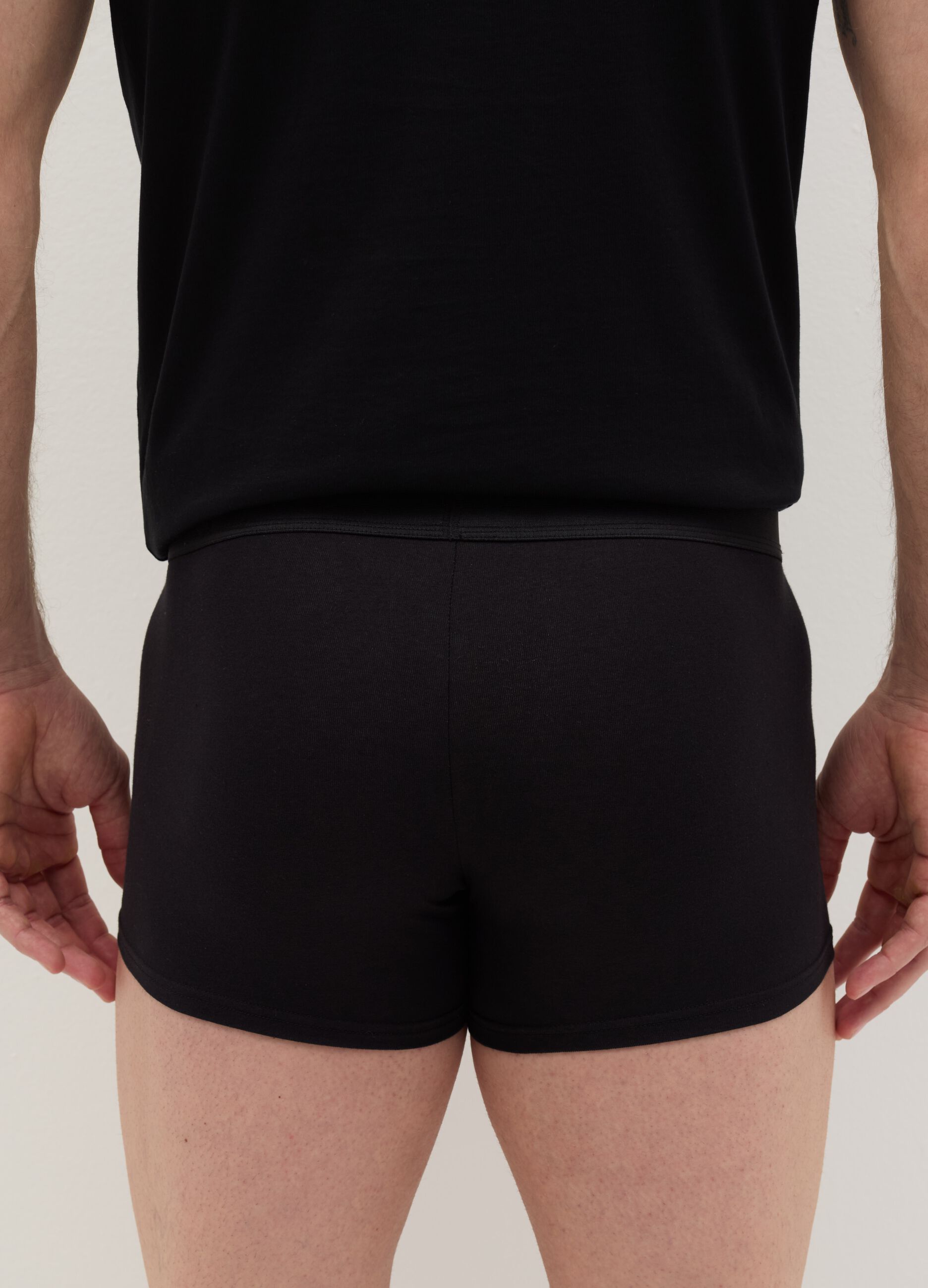 Three-pack stretch cotton boxer shorts