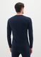Blue long sleeve T-shirt regular fit_2