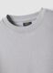 Grey pure cotton crew-neck sweatshirt for boys, relaxed fit_2