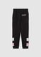 Children's black trousers in cotton blend regular fit_1