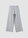 Girls&rsquo; grey culotte trousers in pure organic cotton_5