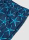 Blue boxer swim shorts with starfish print_1