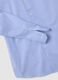 Men's pure cotton blue easy iron shirt_5