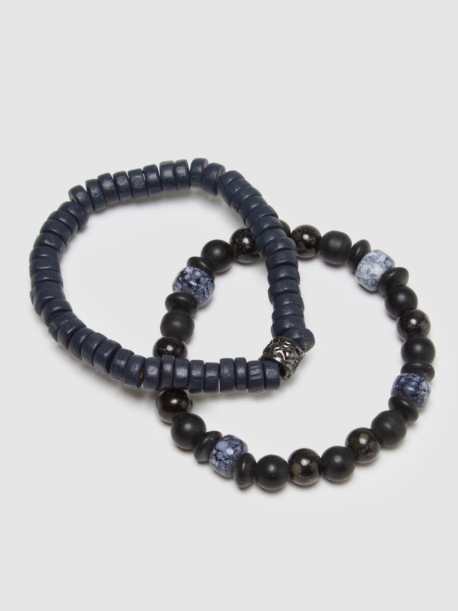 Bipack bracciali in vetro multicolor_2