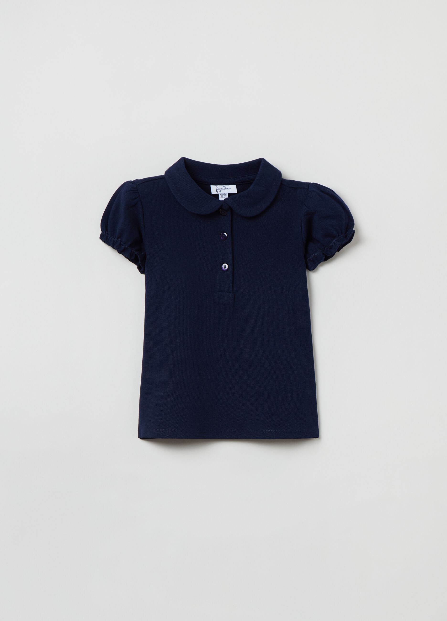Polo bianca bimba shop