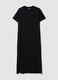 Black maxi dress in stretch cotton_4