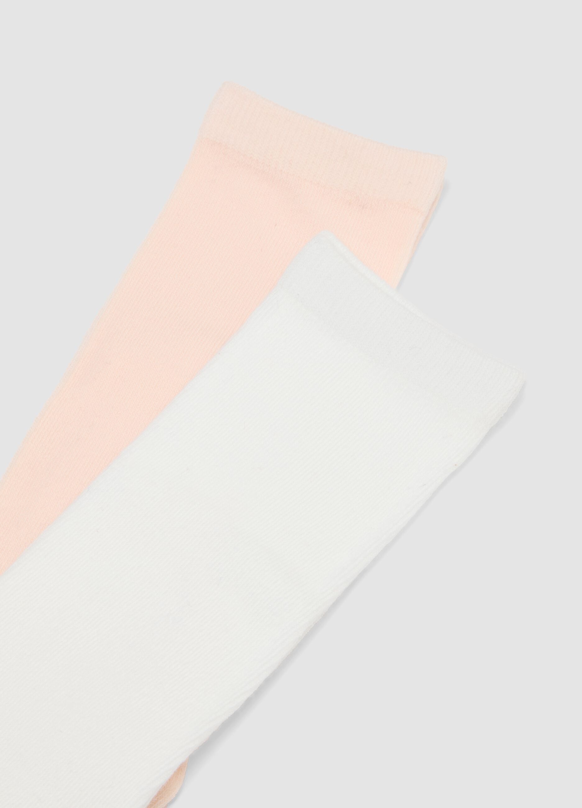 3-pack of multicoloured long socks in stretch organic cotton