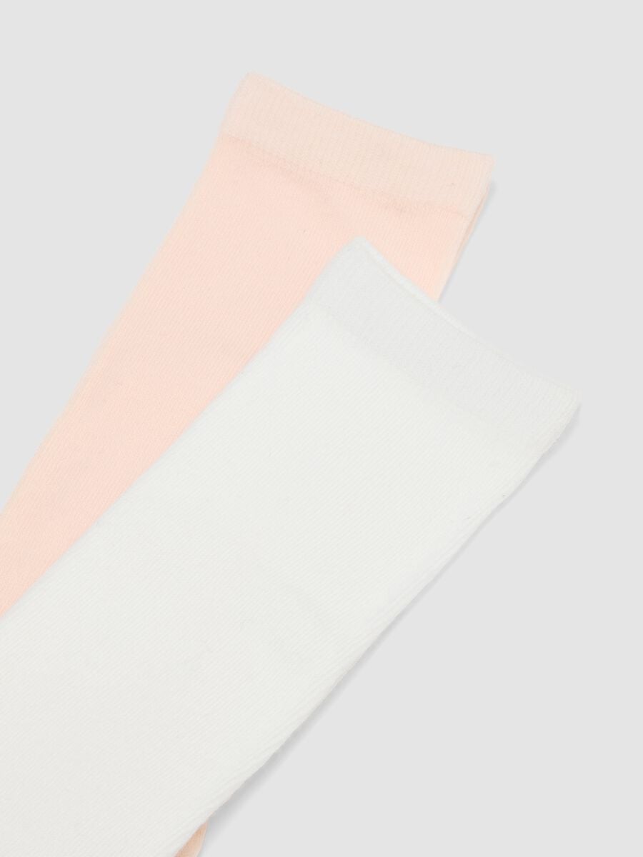 3-pack of multicoloured long socks in stretch organic cotton_1