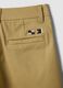 Shorts chino beige in cotone elasticizzato_3