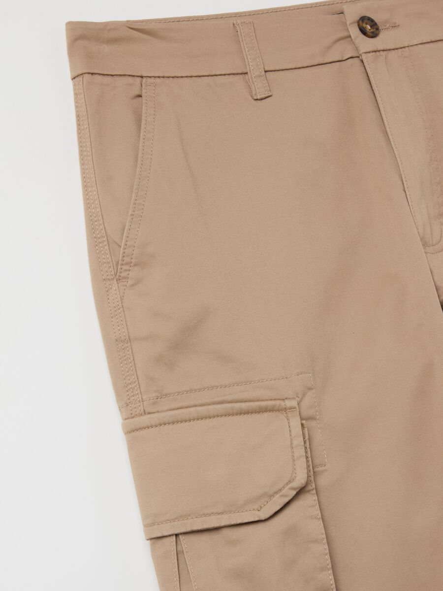 Cargo trousers in stretch cotton_5