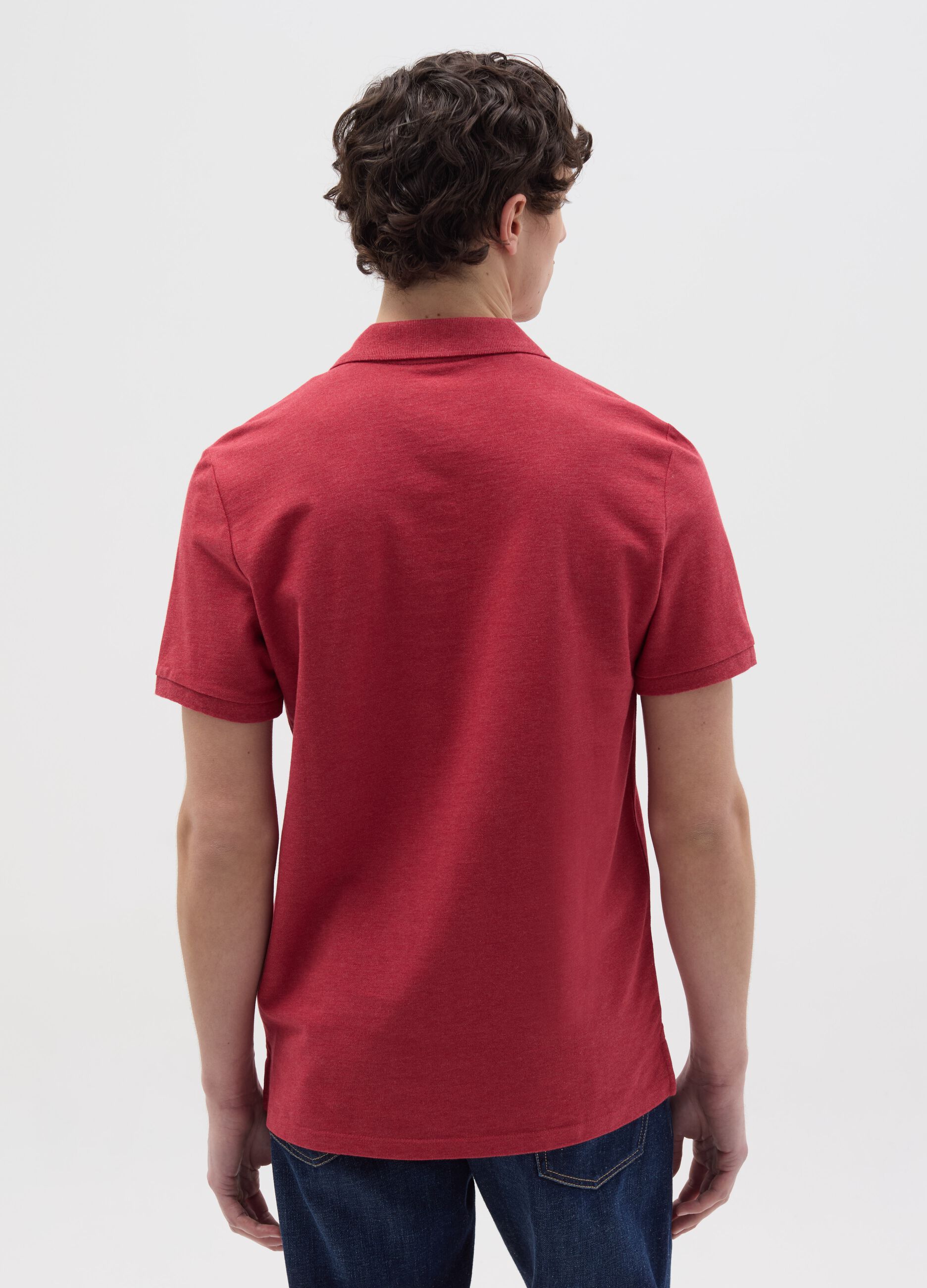 Regular-fit polo shirt in cotton