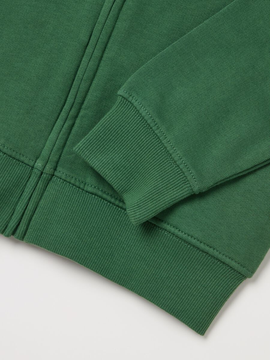 Full-zip sweatshirt in French terry with hood_3