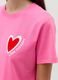 T-shirt with heart print_3