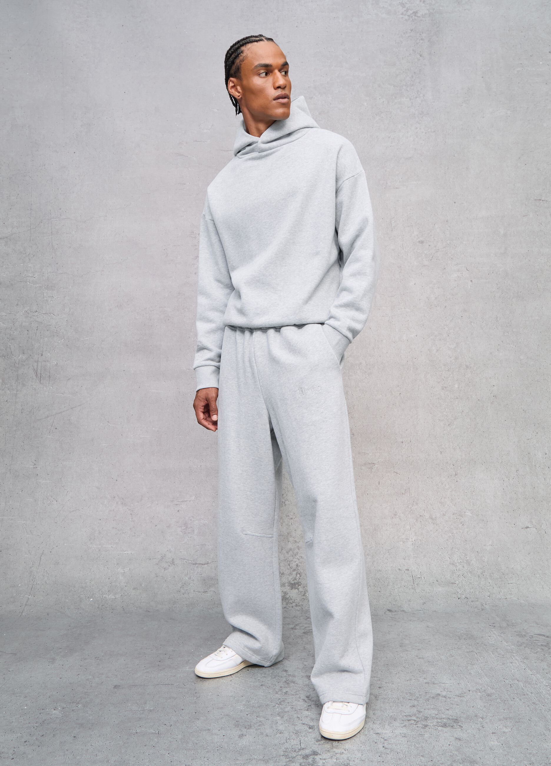 Perfect Grey Melange Sweatpants