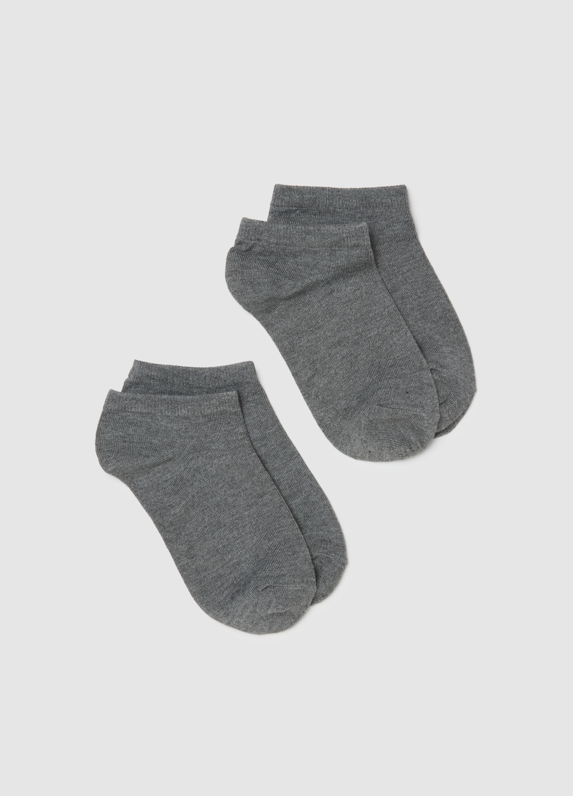 Grey ankle socks