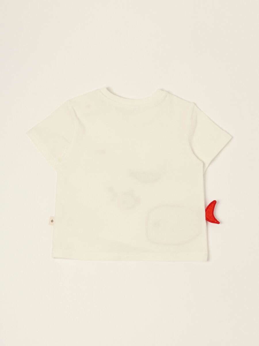 T-shirt in jersey di cotone stretch IANA_1