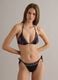 Black stretch bikini bottoms with side ties_1