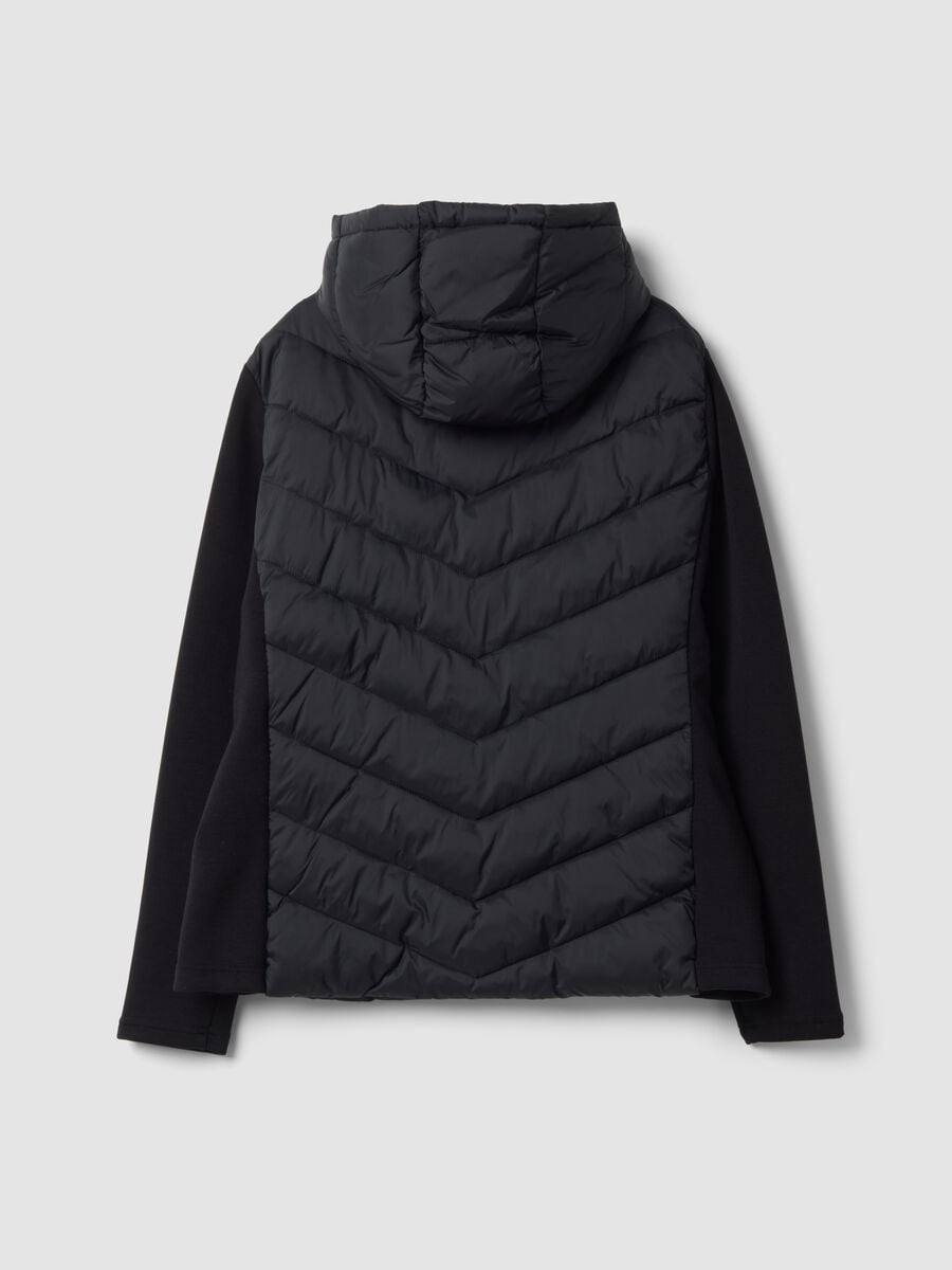 Black regular-fit jacket with zip_2