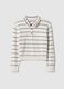 Multicolour striped pure cotton jumper regular fit_4