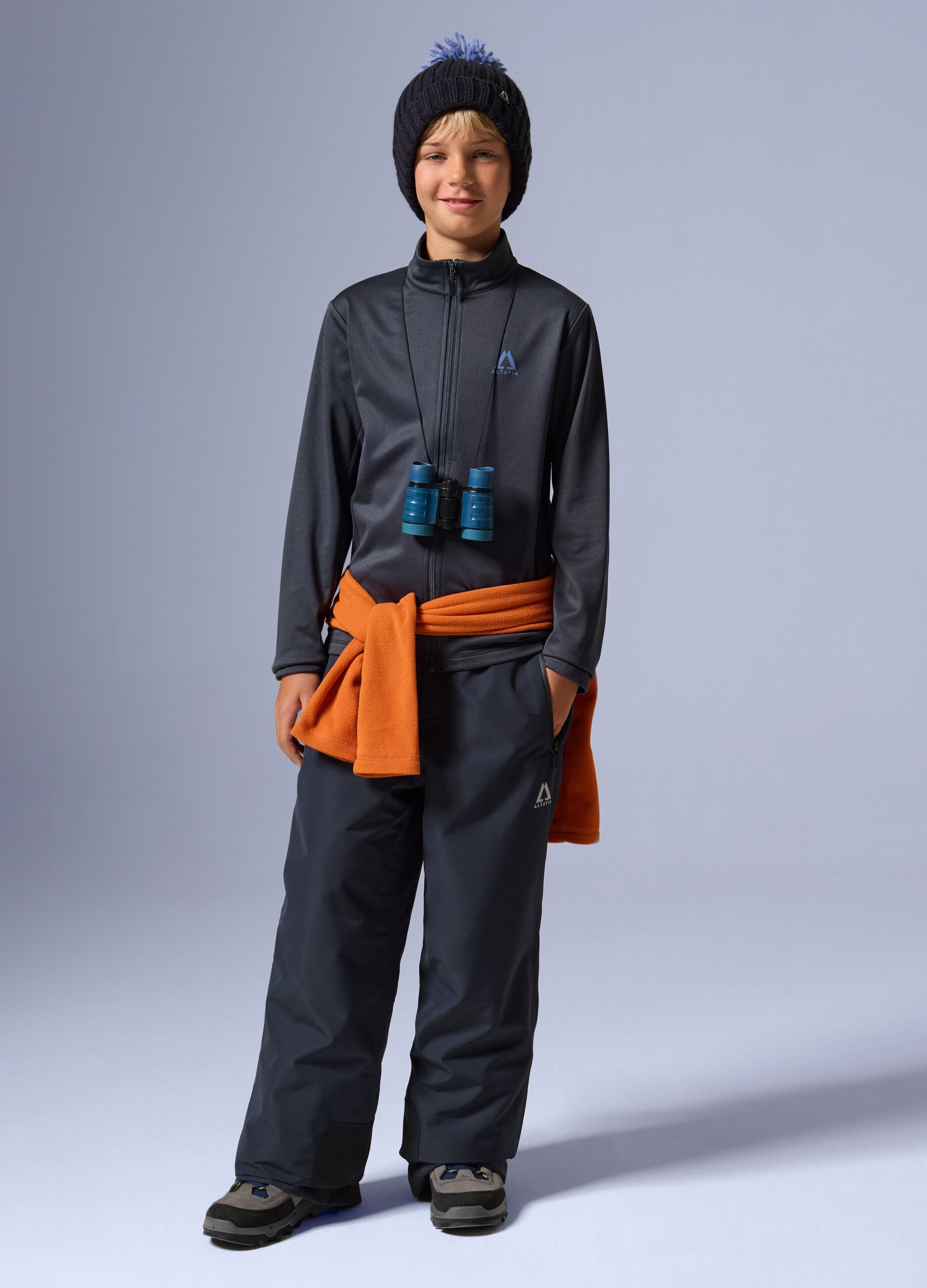 ALTAVIA WITH DEBORAH COMPAGNONI Full Zip Waffle Pile