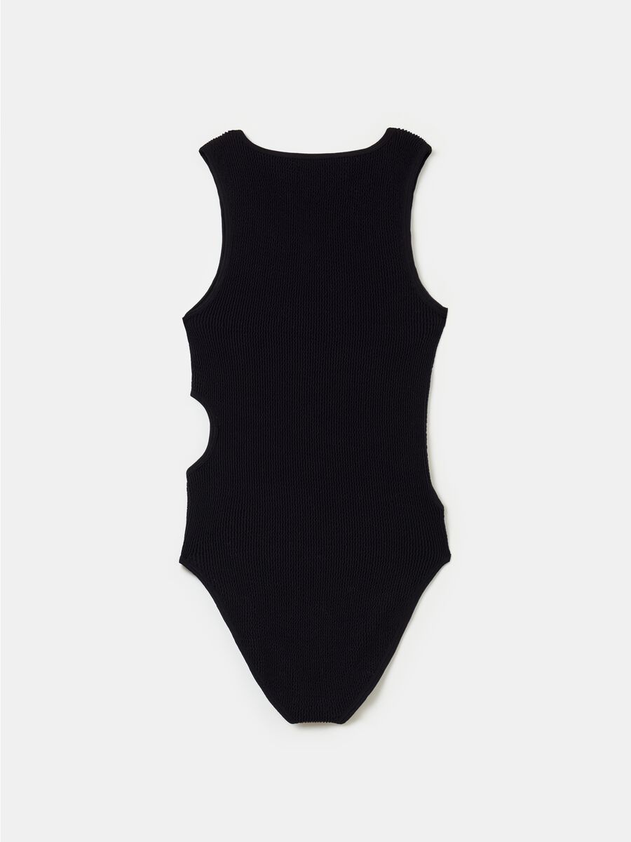 Cut Out Bodysuit Black_5