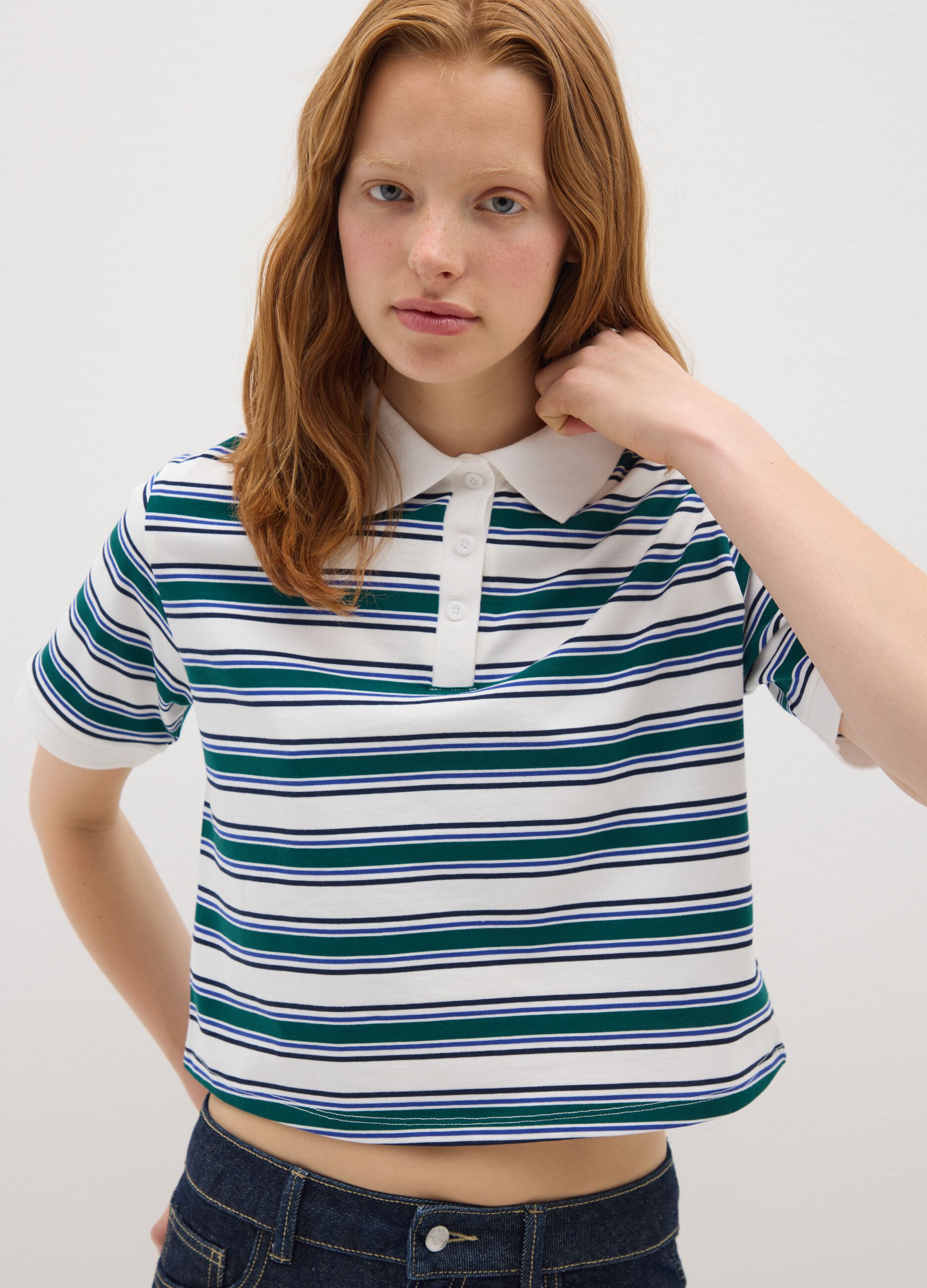 Polo in puro cotone multicolor regular fit