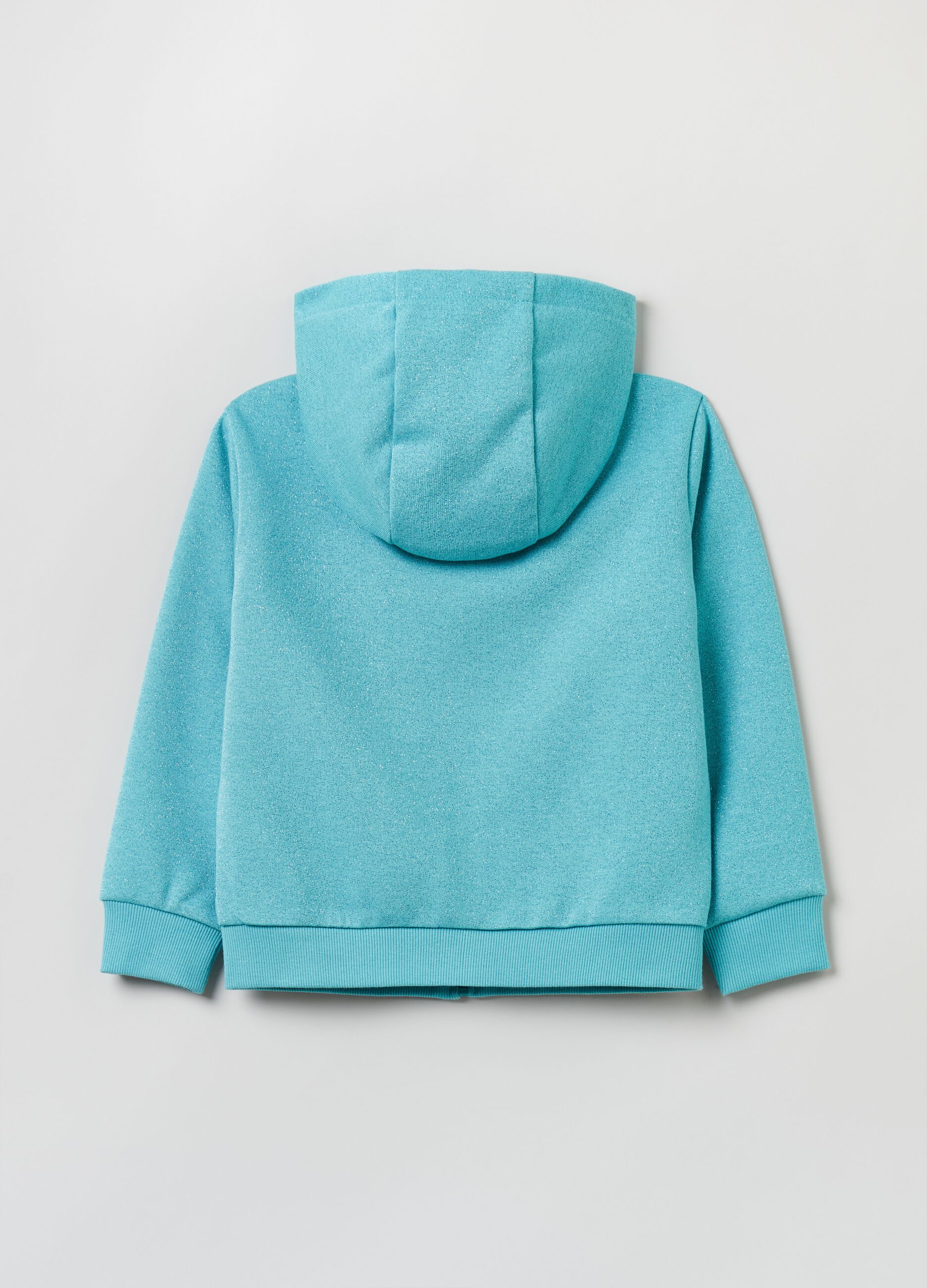 Full-zip con cappuccio e patch Frozen Elsa_1