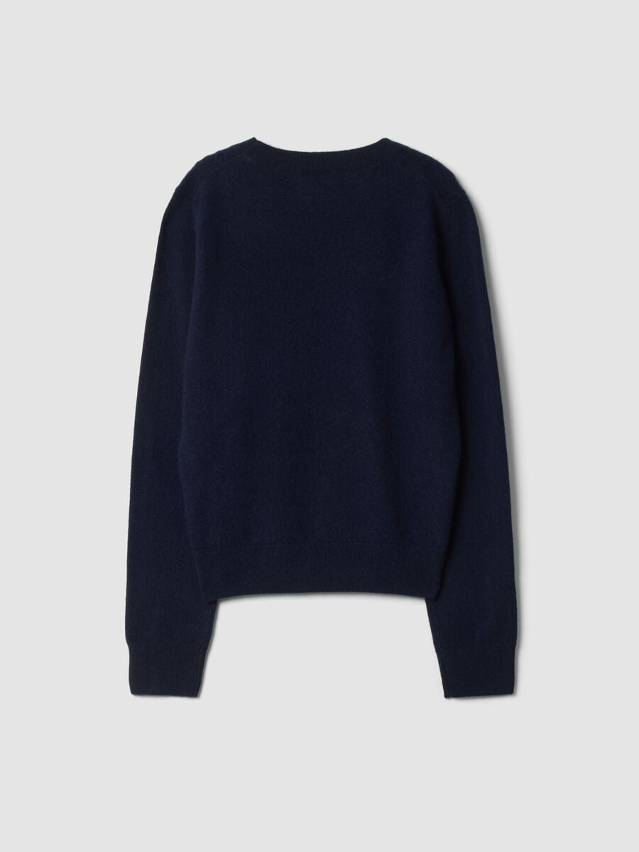 Blue pure cashmere crew-neck jumper_2
