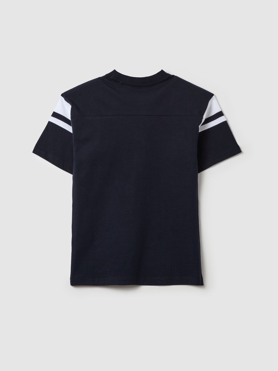 Cotton T-shirt with "Varsity Crew" print_4