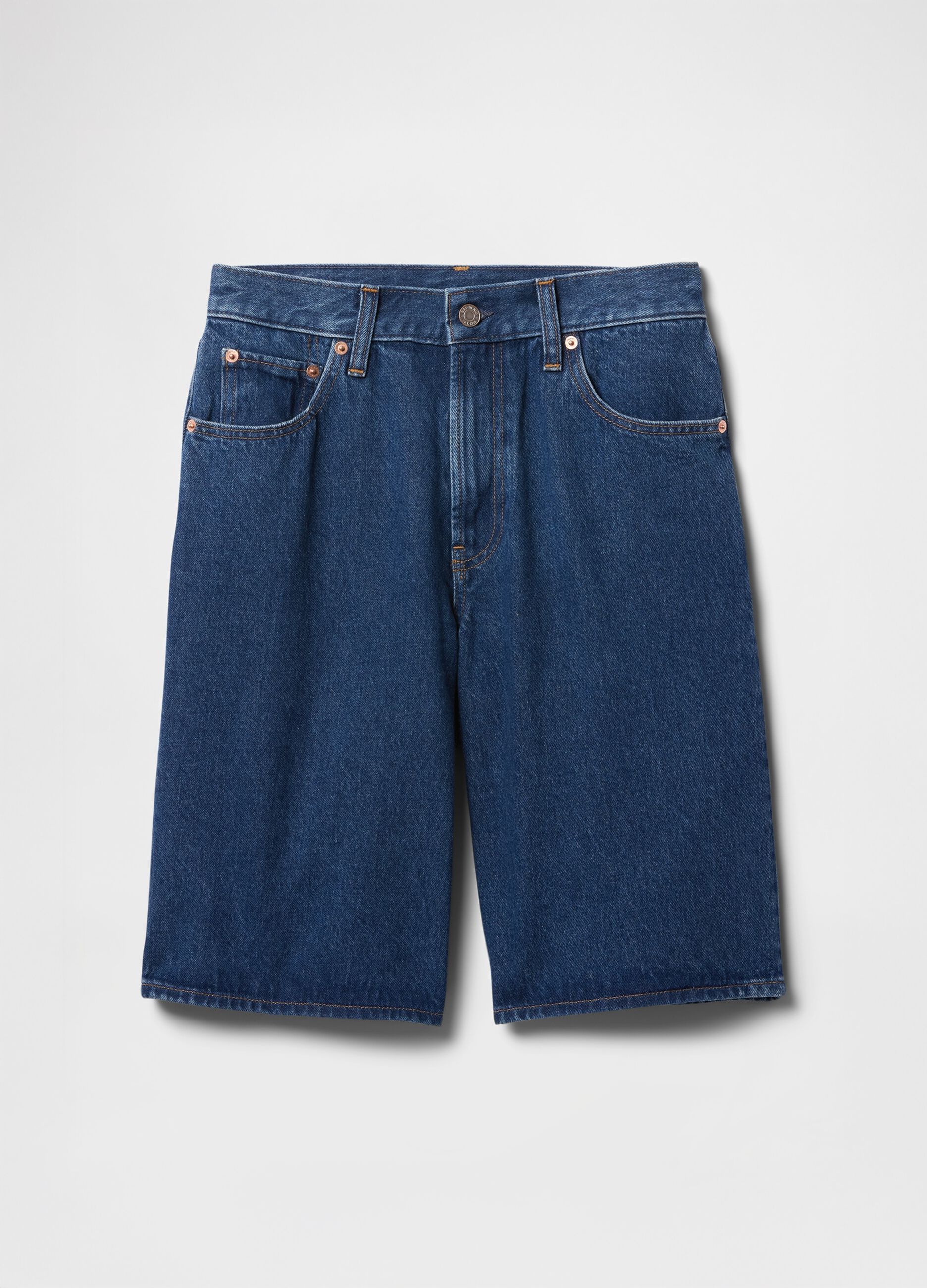 Pantaloncini in denim blu