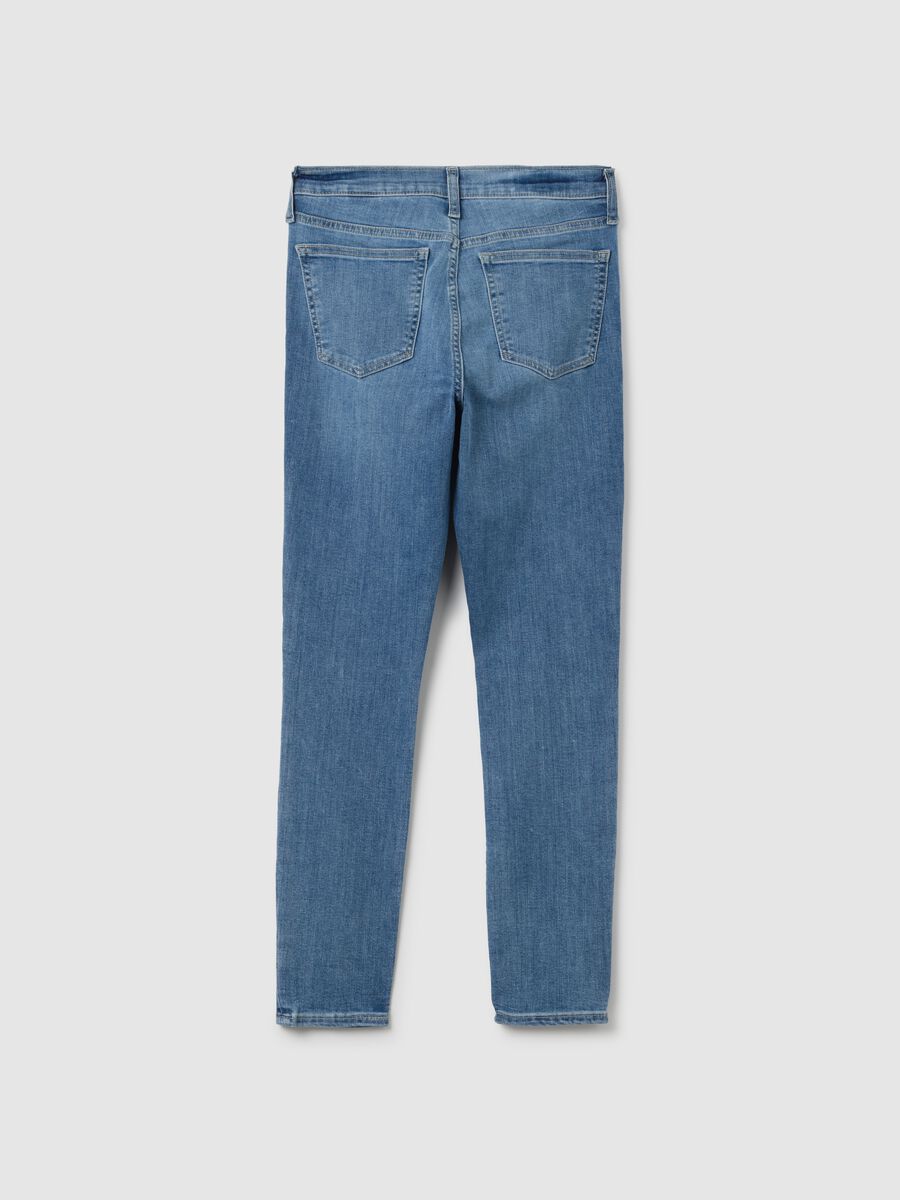 Jeans skinny fit stretch con scoloriture_3