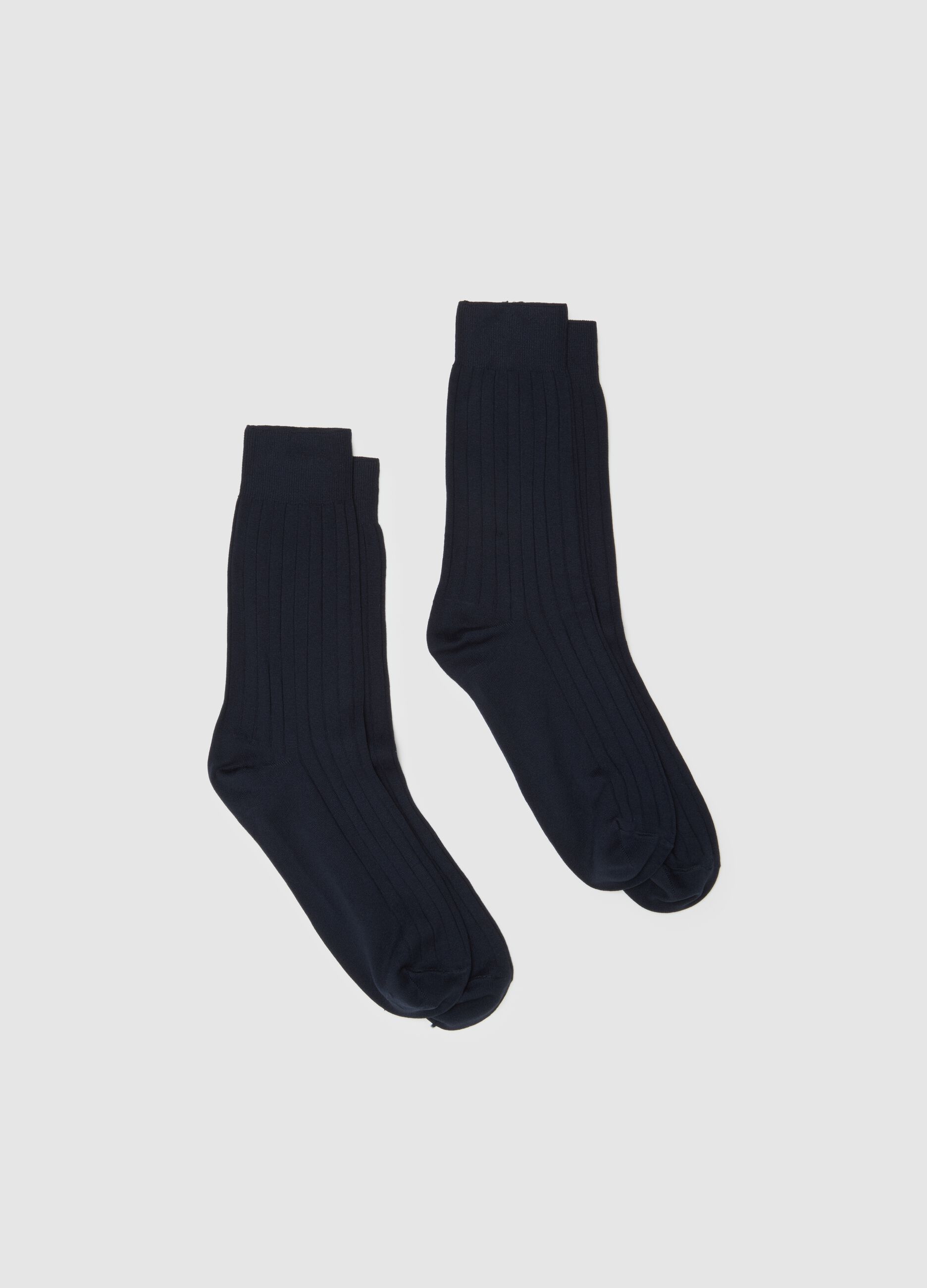 Two-Pack Short Blue Socks