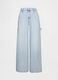 Wide Leg Jeans in Cotton and Lyocell Blend_3
